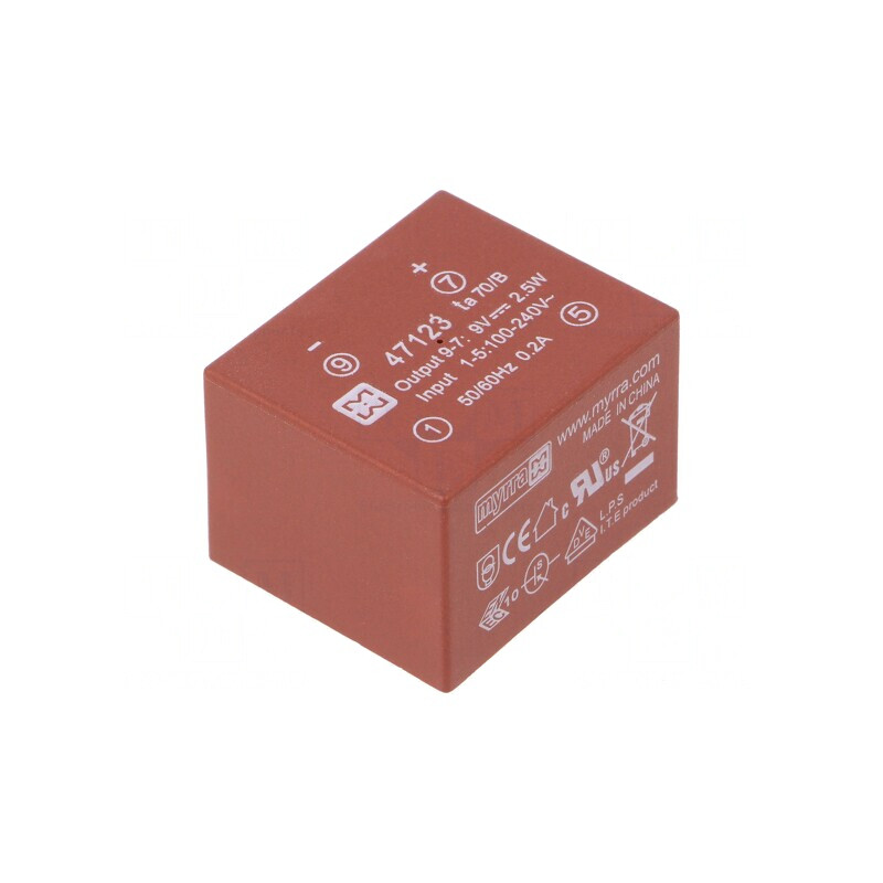 Convertor AC/DC 2.5W 9VDC | Electronic-mag.ro | Componente Electronice
