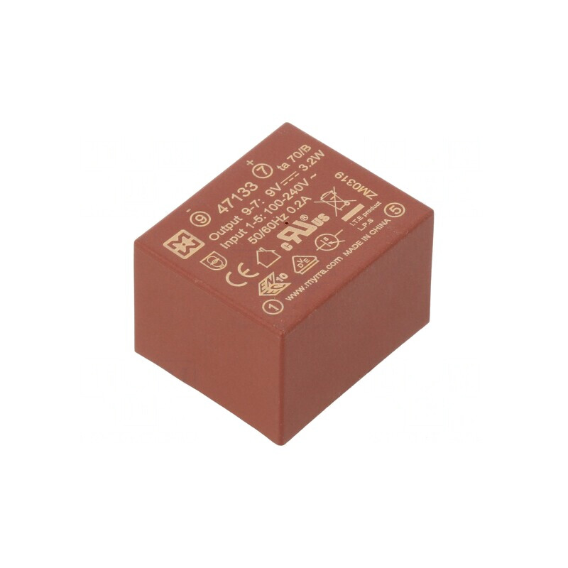 Convertor AC/DC 3,2W 9VDC | Electronic-mag.ro | Componente Electronice