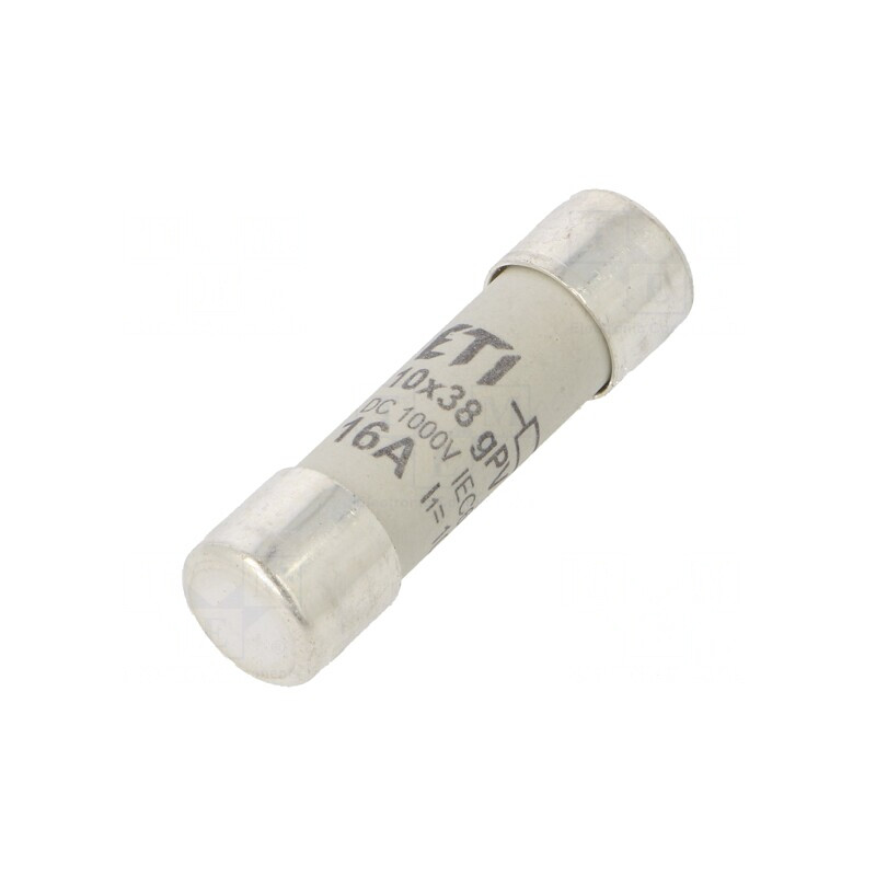 Siguranță gPV 16A 1000VDC cilindrică 10,3x38mm | Electronic-mag.ro | Componente Electronice