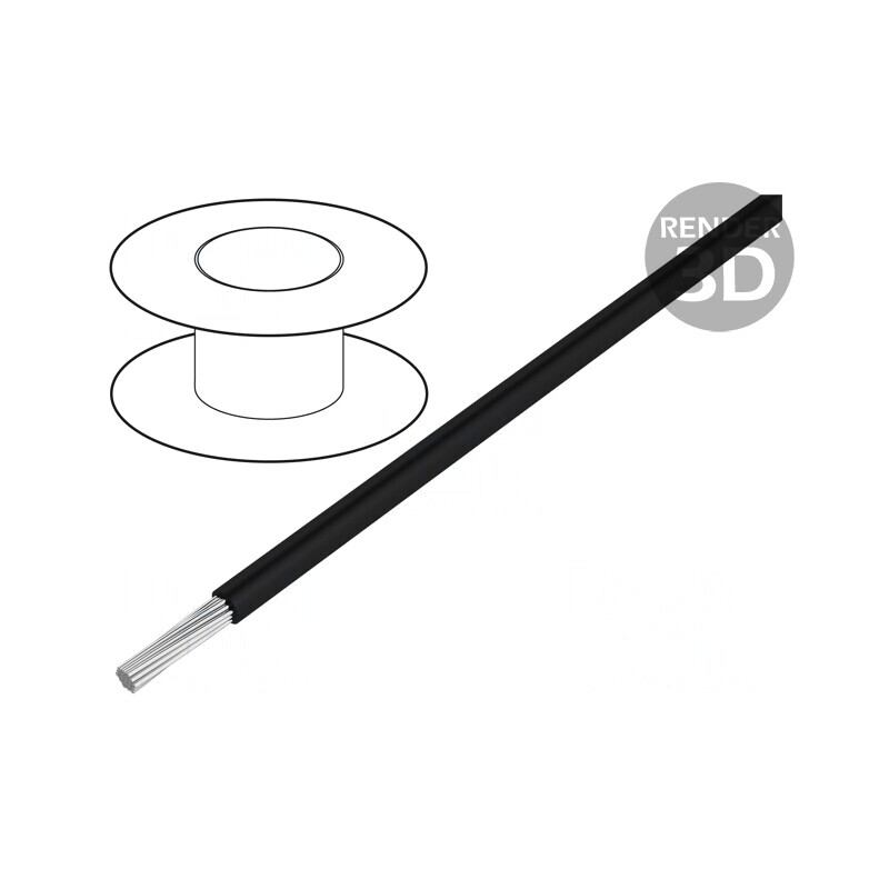 Cablu silicon negru 1x10mm2 ÖLFLEX HEAT 180 | Electronic-mag.ro | Componente Electronice
