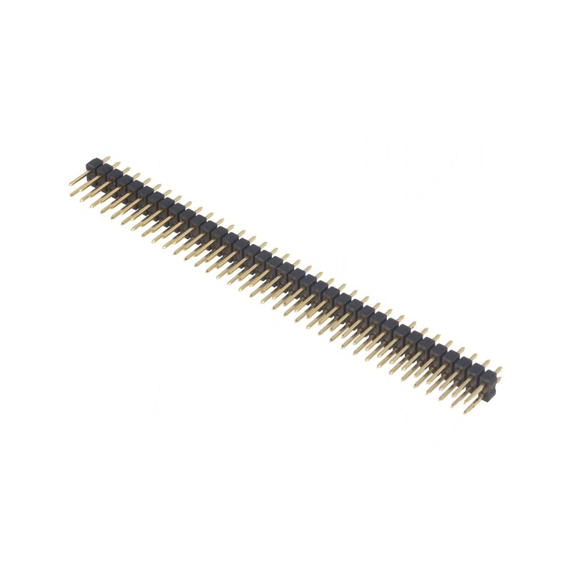 Şir Pini 2x36 Aurit 2,54mm THT | Electronic-mag.ro | Componente Electronice