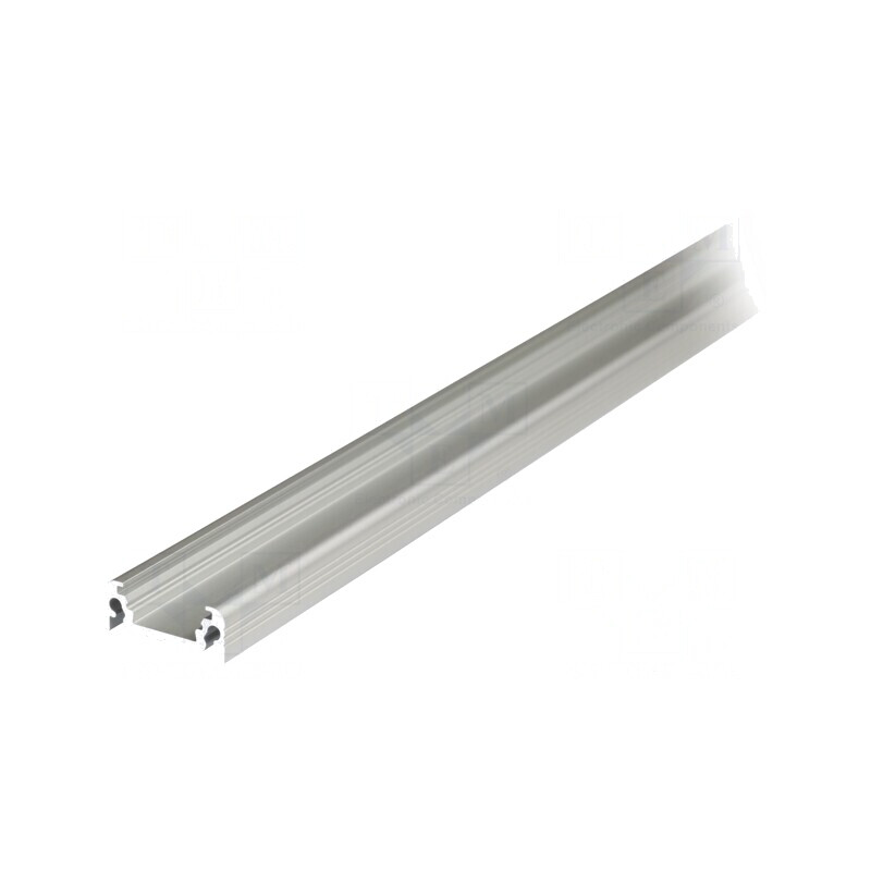 Profil LED Aluminiu Anodizat 2m SURFACE10 Natural | Electronic-mag.ro | Componente Electronice