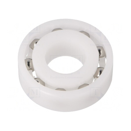 Lagăr cu bile 17x40x12mm colivie poliamidă | Electronic-mag.ro | Componente Electronice