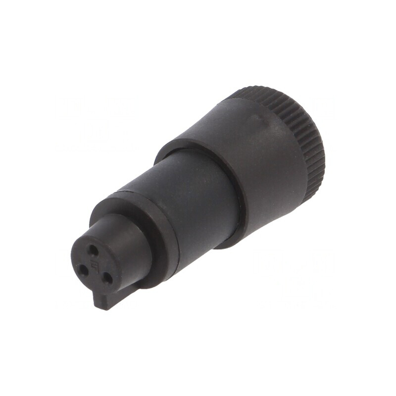 Conector Circular Mamă 3 Pin Aurit 3A | Electronic-mag.ro | Componente Electronice