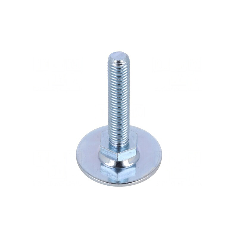 Picioruş Reglabil Oțel 40mm M10 Lungime 50mm | Electronic-mag.ro | Componente Electronice