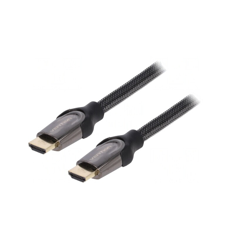 Cablu HDMI 2.0 PVC Textil 1m | Electronic-mag.ro | Componente Electronice