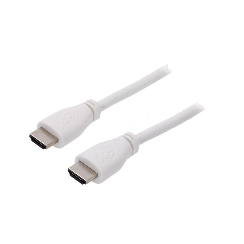 Cablu HDMI 2.0 1m Alb | Electronic-mag.ro | Componente Electronice