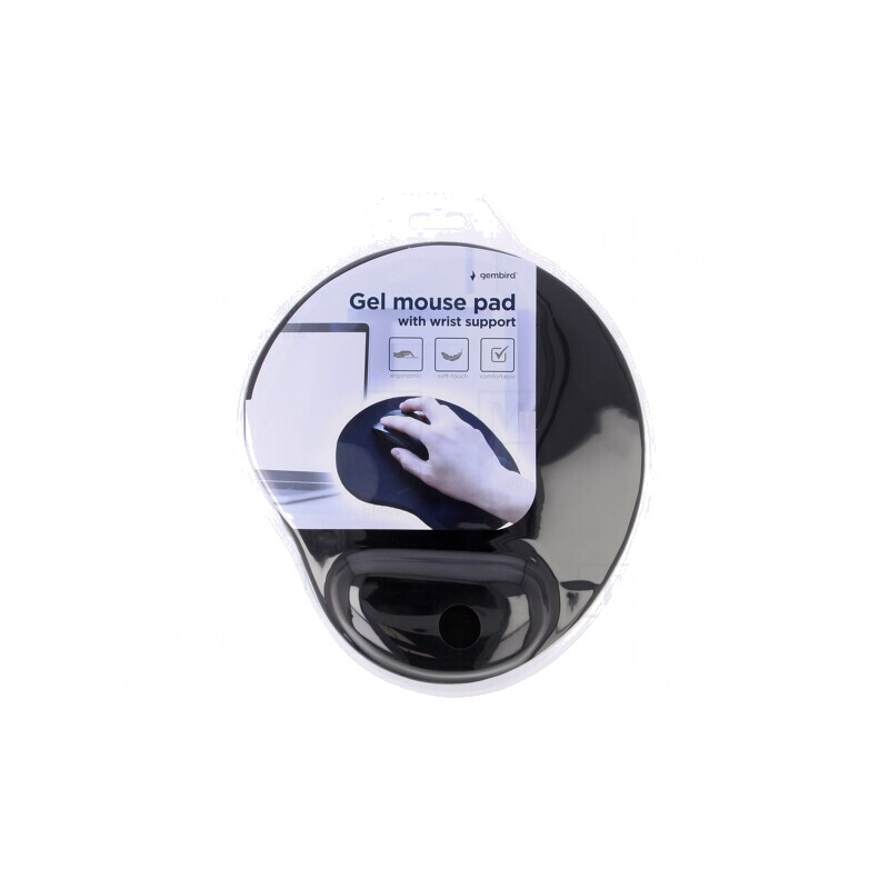 Mouse Pad Negru din Gel 220x240x4mm | Electronic-mag.ro | Componente Electronice