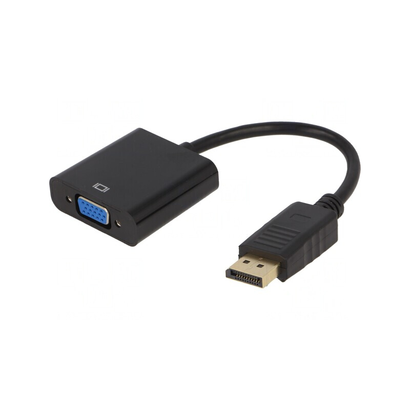 Adaptor DisplayPort 1.1a 0,15m Negru | Electronic-mag.ro | Componente Electronice