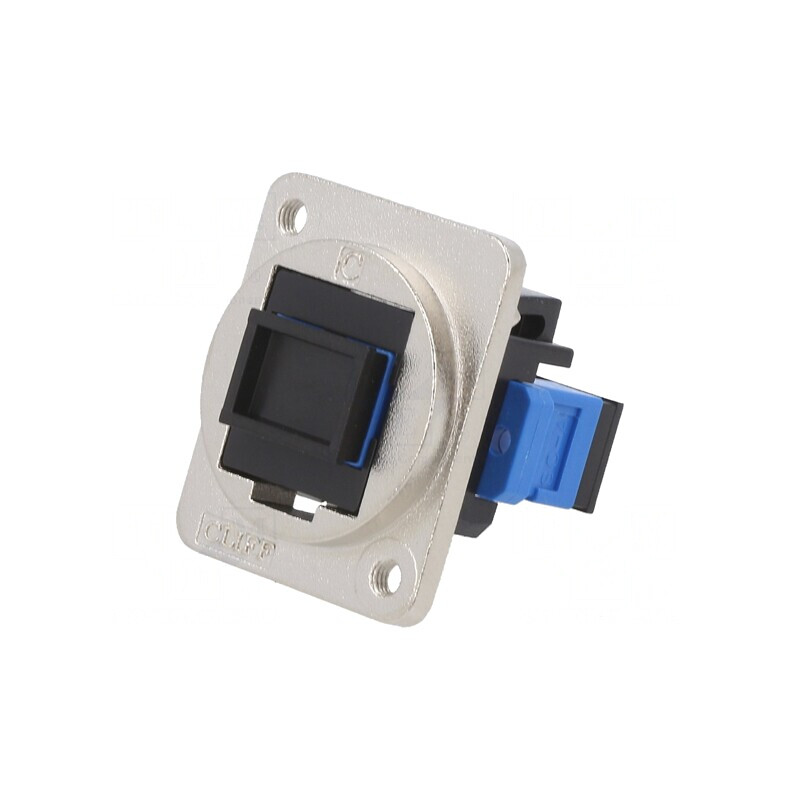 Conector fibră optică duplex monomod metalic | Electronic-mag.ro | Componente Electronice