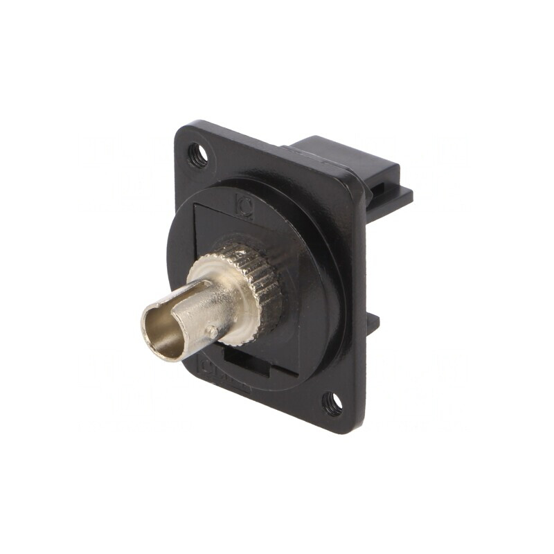 Cuplă Fibră Optică ST Metalică | Electronic-mag.ro | Componente Electronice