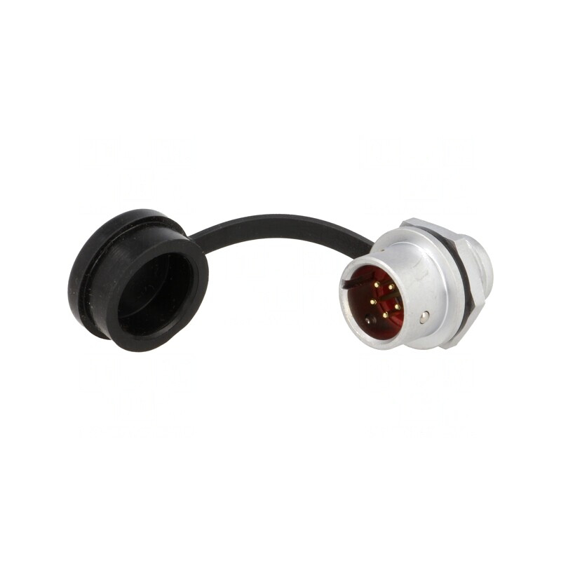 Soclu SF12 tată IP67 5 PIN 5A 180V | Electronic-mag.ro | Componente Electronice