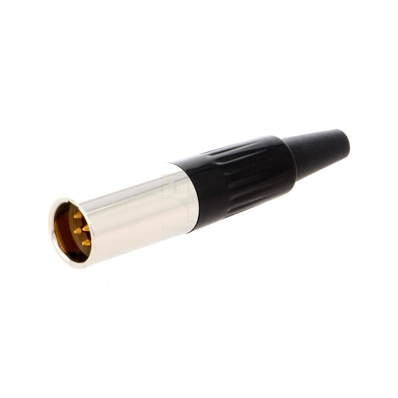 Mufă XLR Mini Tată 6 PIN pe Cablu | Electronic-mag.ro | Componente Electronice