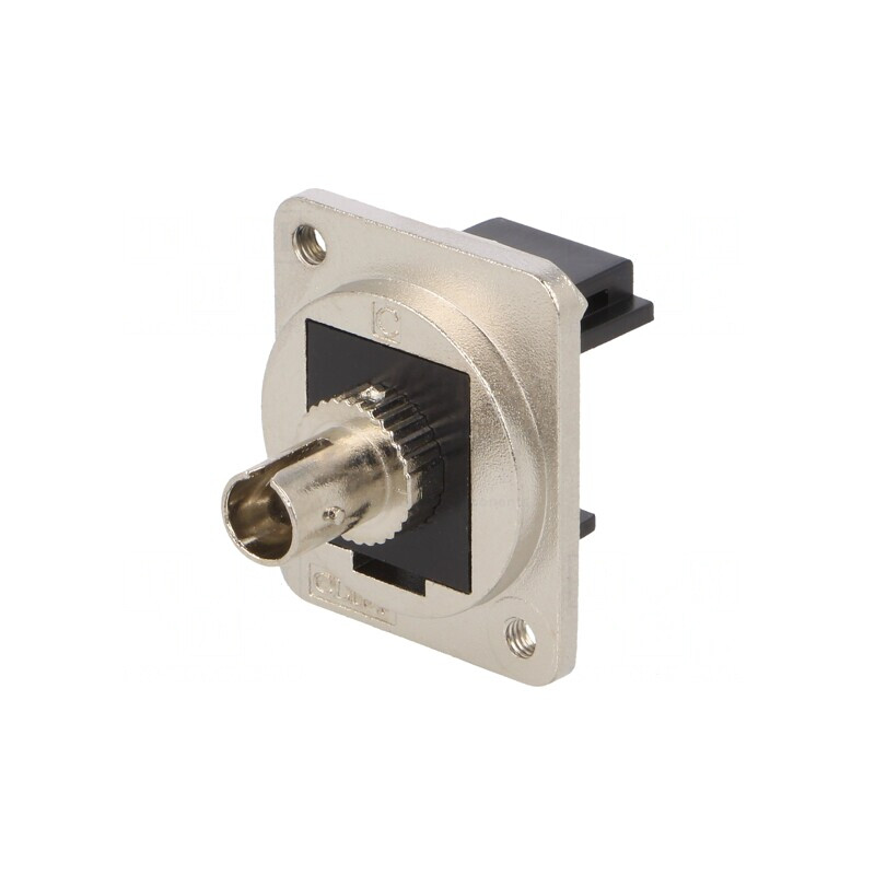 Conector fibră optică cuplă ST metal | Electronic-mag.ro | Componente Electronice