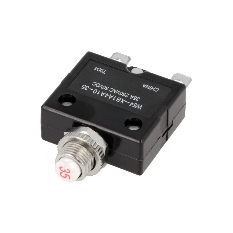 Întrerupător Supracurent 250VAC 50VDC 5A SPST-NC | Electronic-mag.ro | Componente Electronice