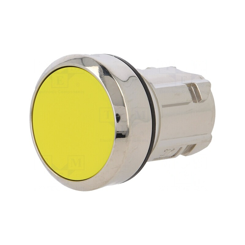 Comutator apăsare 22mm galben | Electronic-mag.ro | Componente Electronice