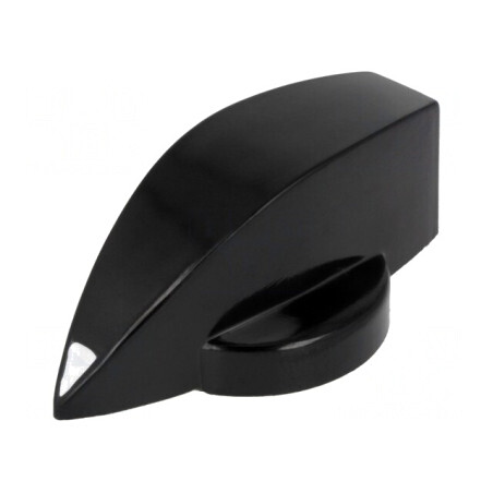 Buton Rotativ Termoplastic 6mm 23x16mm | Electronic-mag.ro | Componente Electronice