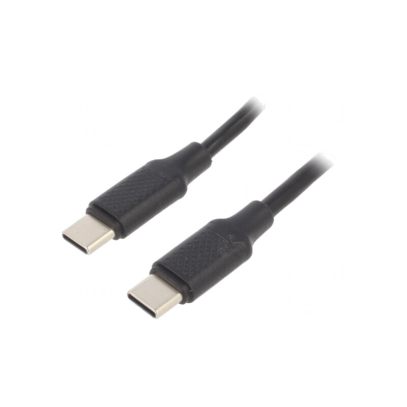 Cablu USB C 1.5m Negru 480Mbps | Electronic-mag.ro | Componente Electronice