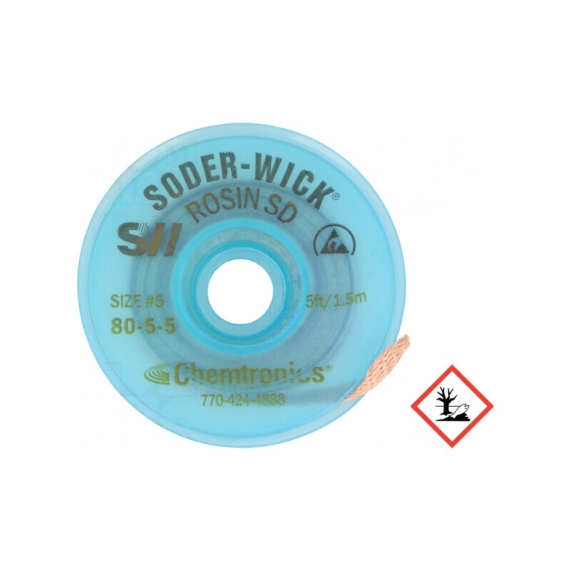 Bandă Dezlipit Fără Halogenuri cu Colofoniu 3.7mm | Electronic-mag.ro | Componente Electronice