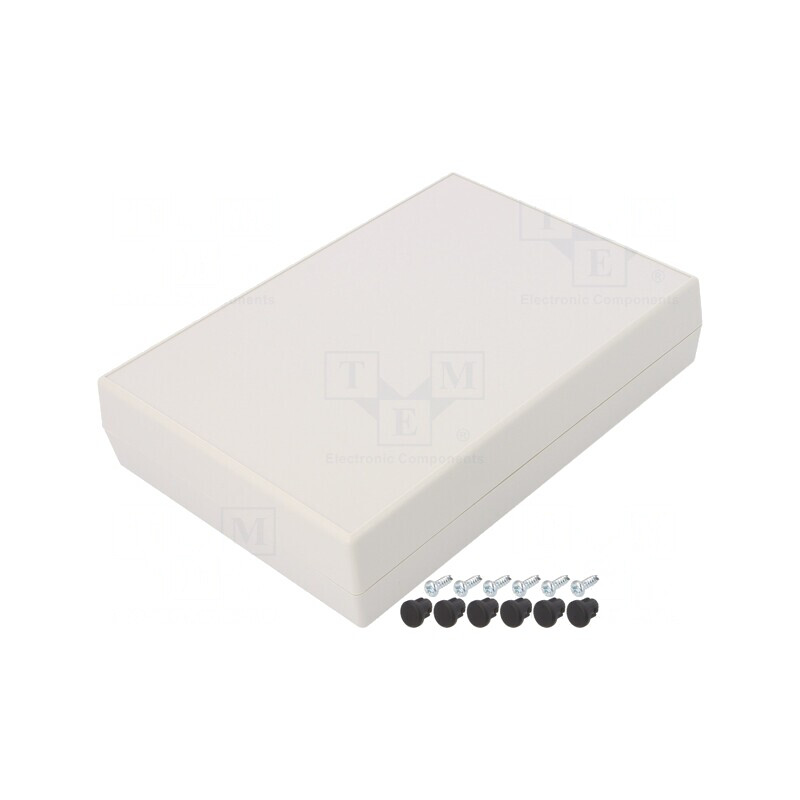 Carcasă Universală ABS Gri Deschis 123x174x38mm | Electronic-mag.ro | Componente Electronice