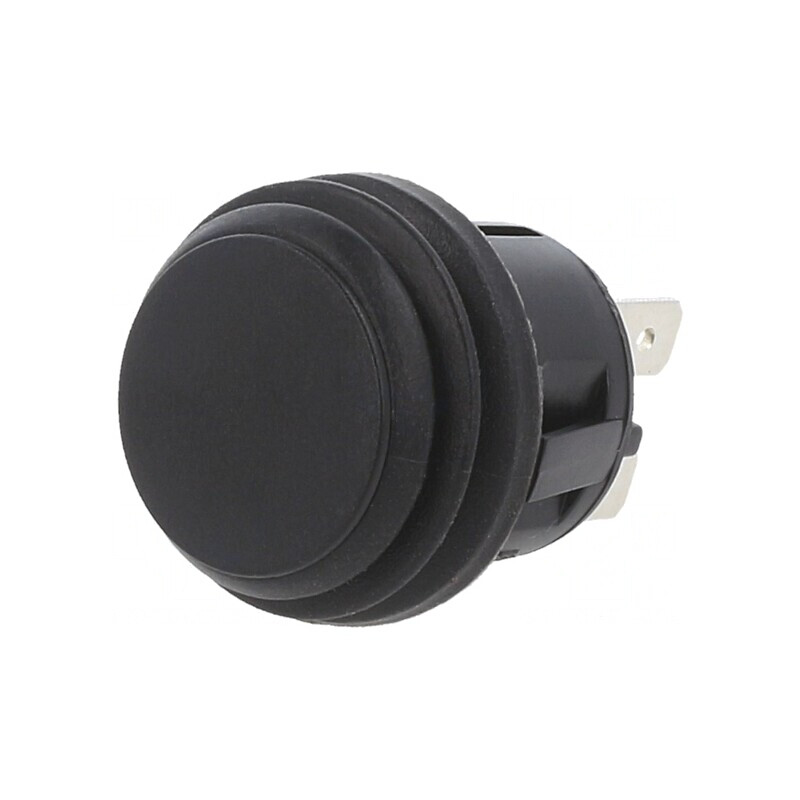 Comutator DPST 20A 14VDC Negru Acționare Prin Apăsare | Electronic-mag.ro | Componente Electronice