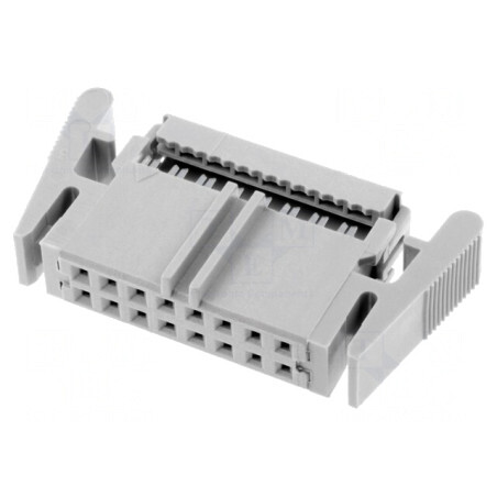 Mufă IDC Mamă 16 PIN pentru Cablu Bandă 1,27mm | Electronic-mag.ro | Componente Electronice