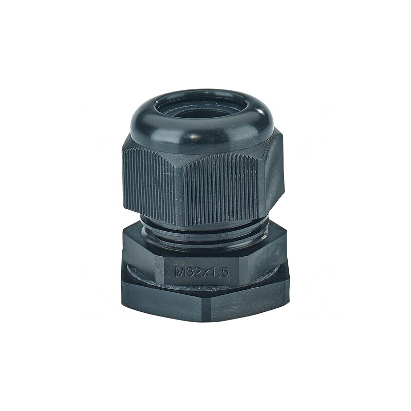 Garnitură de etanșare M32 poliamidă neagră IP66/IP67 | Electronic-mag.ro | Componente Electronice
