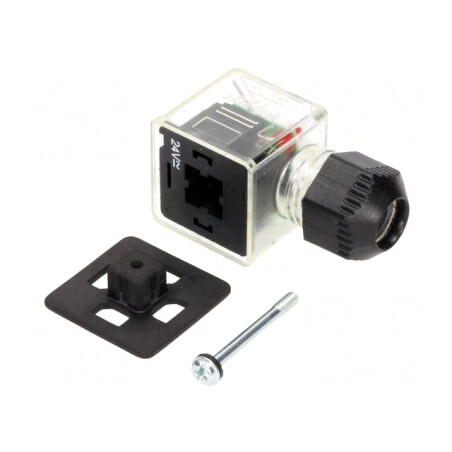 Conector cu Valvă Mufă A 18mm 3-Pin Pe Cablu | Electronic-mag.ro | Componente Electronice