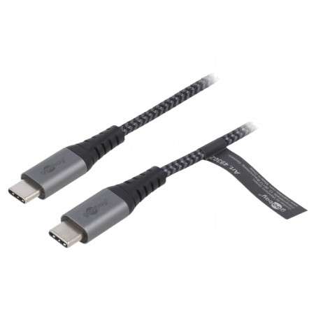 Cablu USB 2.0 USB-C 2m Textil 480Mbps | Electronic-mag.ro | Componente Electronice