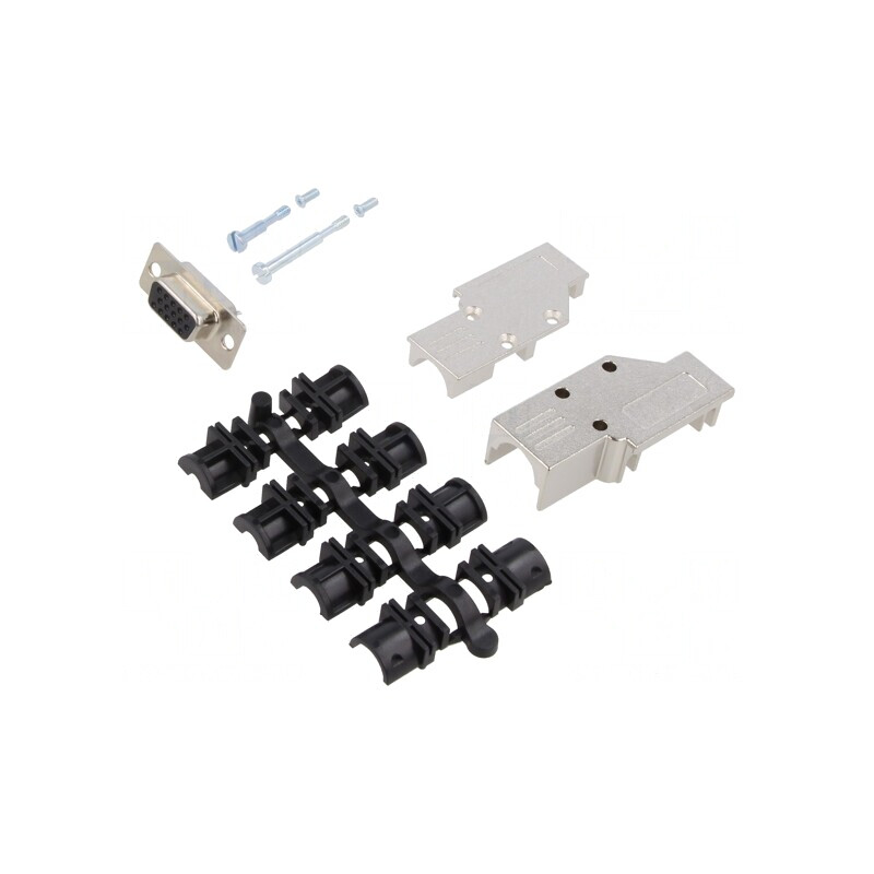 Mufă Mamă D-Sub HD 15 Pin Unghi 90° pentru Cablu | Electronic-mag.ro | Componente Electronice Mufă Mamă D-Sub HD 15 Pin Unghi 90° pentru Cablu | Electronic-mag.ro | Componente Electronice