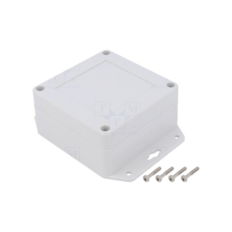 Carcasă universală ABS gri deschis 90x90x45mm | Electronic-mag.ro | Componente Electronice