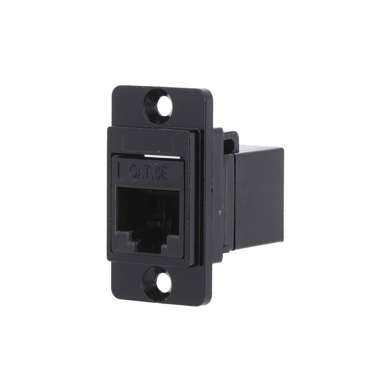 Adaptor DUALSLIM Cat 5e 8p8c 29mm Metal | Electronic-mag.ro | Componente Electronice