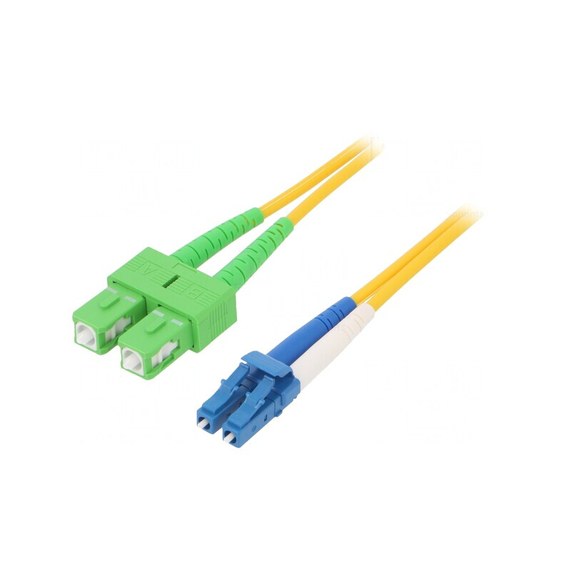 Patch Cord Fibră Optică OS2 LC/UPC-SC/APC 2m Galben | Electronic-mag.ro | Componente Electronice Patch Cord Fibră Optică OS2 LC/UPC-SC/APC 2m Galben | Electronic-mag.ro | Componente Electronice