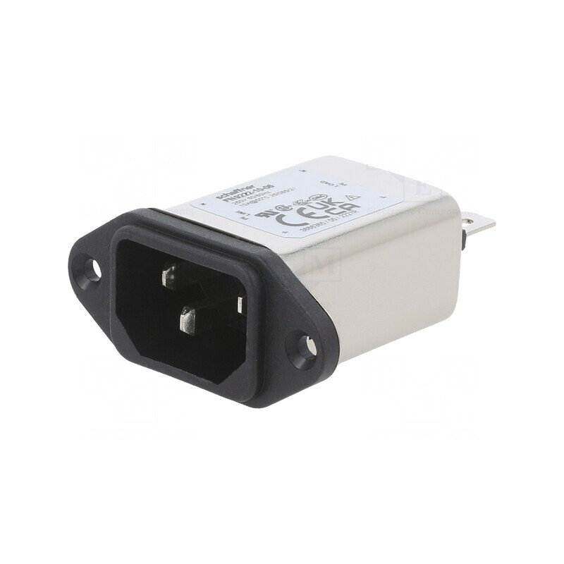 Conector Alimentare AC C14 10A 250V | Electronic-mag.ro | Componente Electronice