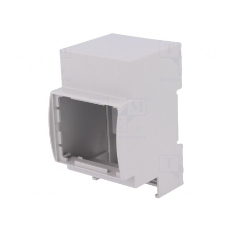 Carcasă pentru șină DIN gri 90,5x53,5x62mm | Electronic-mag.ro | Componente Electronice