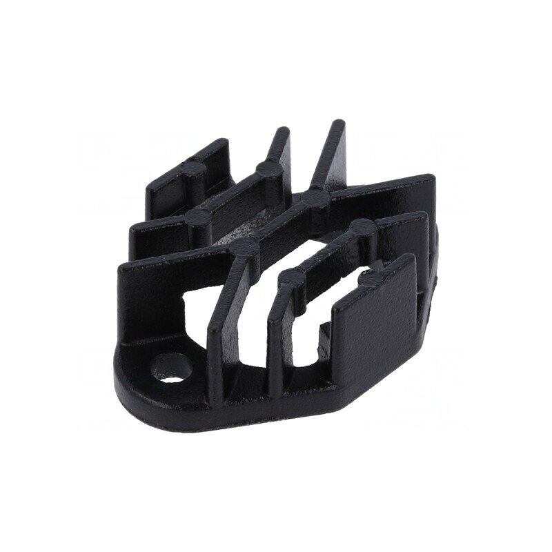Radiator Negru cu Aripioare 40mm x 27mm | Electronic-mag.ro | Componente Electronice