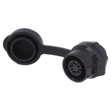 Conector Circular Soclu 5 Pin Aurit 5A | Electronic-mag.ro | Componente Electronice