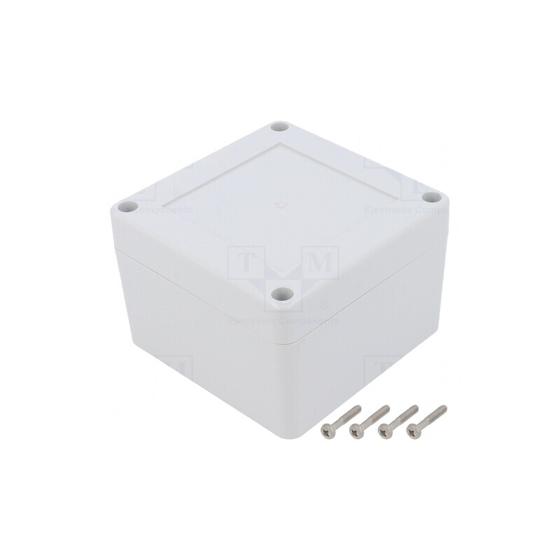 Carcasă Universală 90x90x60mm cu Bucșă din Alamă | Electronic-mag.ro | Componente Electronice