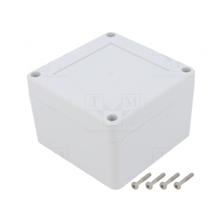 Carcasă Universală 90x90x60mm cu Bucșă din Alamă | Electronic-mag.ro | Componente Electronice