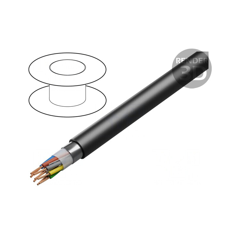 Cablu BiT RD-H Bd 12x2x0,5mm2 LSZH Gri | Electronic-mag.ro | Componente Electronice