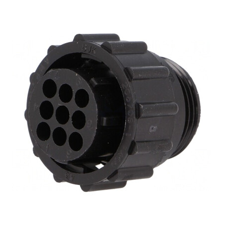 Mufă Mamă 9 PIN fără Contacte CPC Series 1 Pe Cablu | Electronic-mag.ro | Componente Electronice