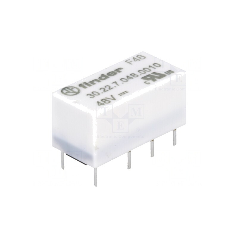 Releu Electromagnetic DPDT 48VDC 3A | Electronic-mag.ro | Componente Electronice