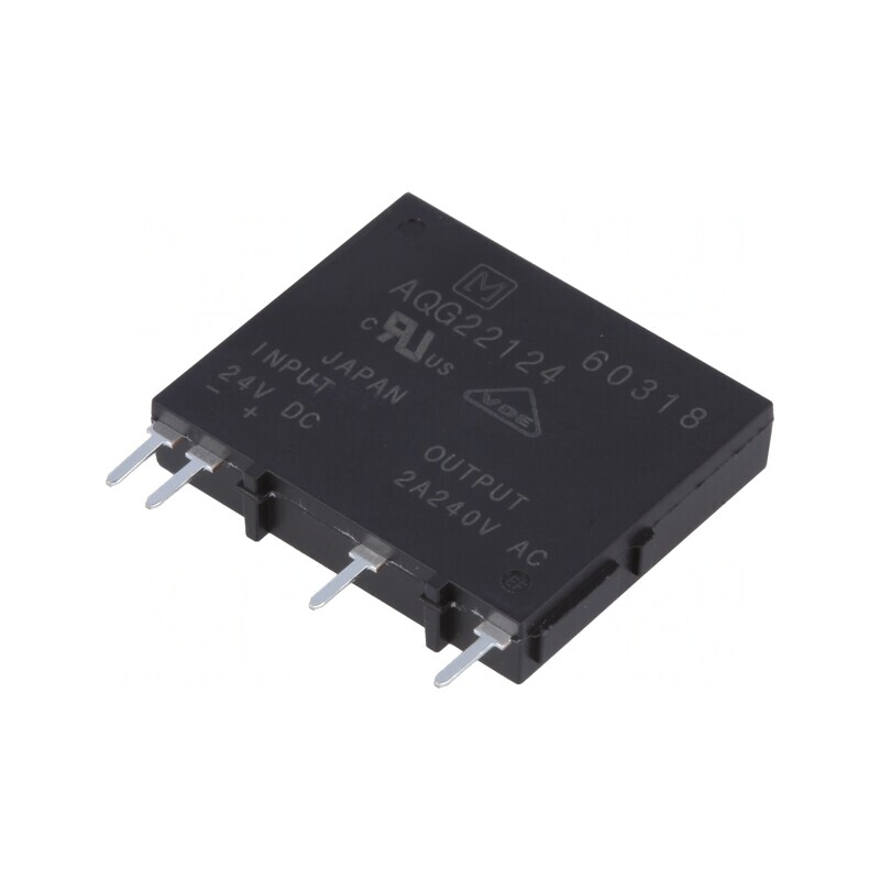 Releu semiconductor 19,2-28,8V 2A 75-264VAC PCB THT | Electronic-mag.ro | Componente Electronice