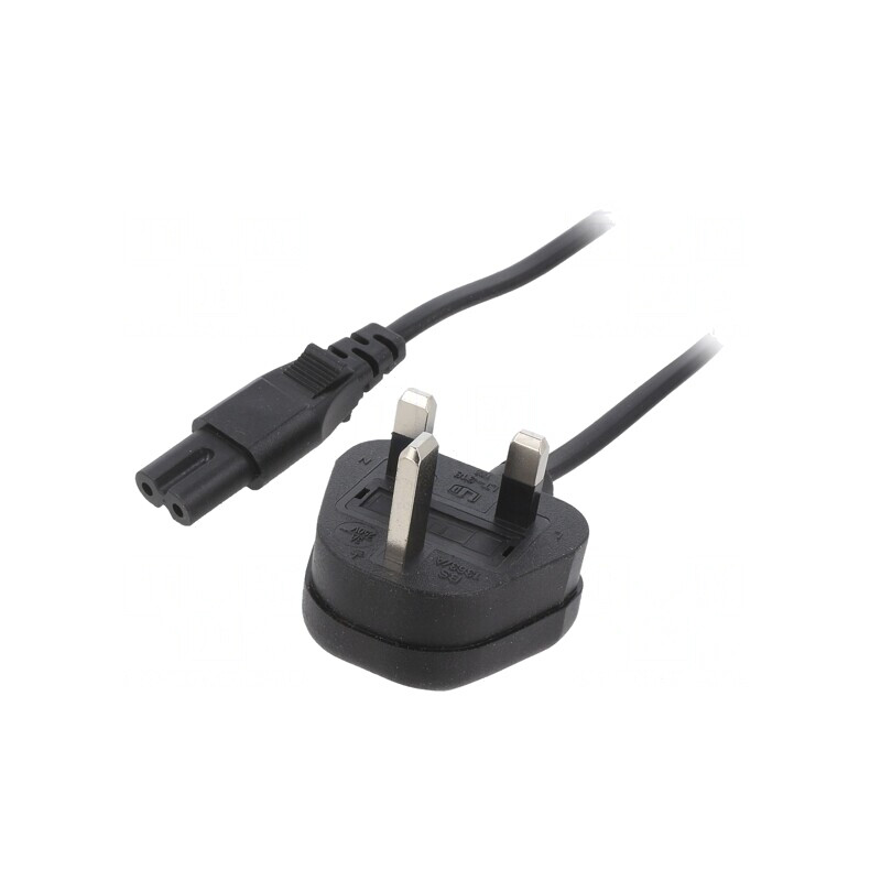 Cablu Alimentare 5m Negru 3A | Electronic-mag.ro | Componente Electronice