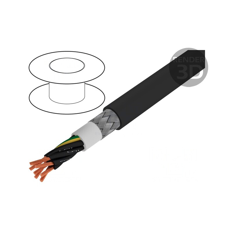 Cablu Electric BiT 1000 CY FR 10G1mm2 PVC Negru 600V 1kV | Electronic-mag.ro | Componente Electronice