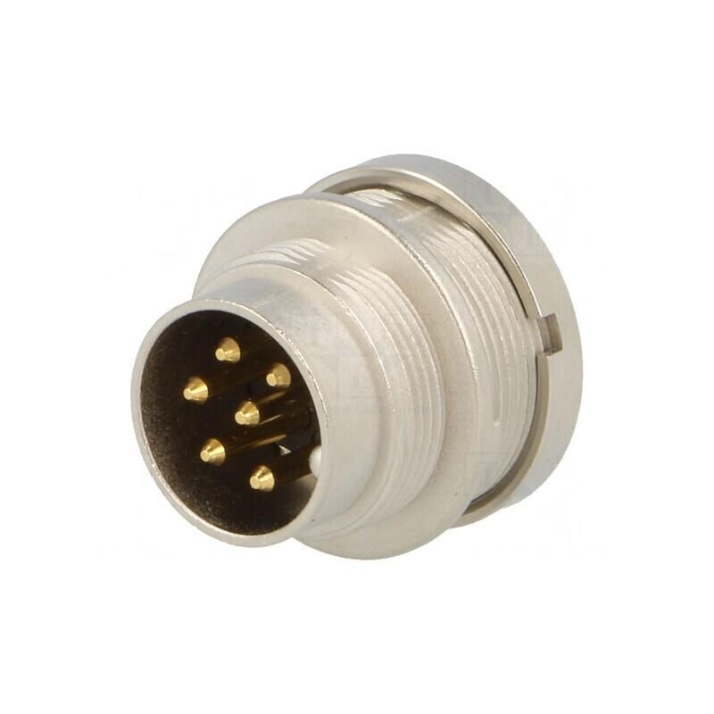 Conector M16 Soclu Tată 6 PIN 5A 250V IP40 | Electronic-mag.ro | Componente Electronice
