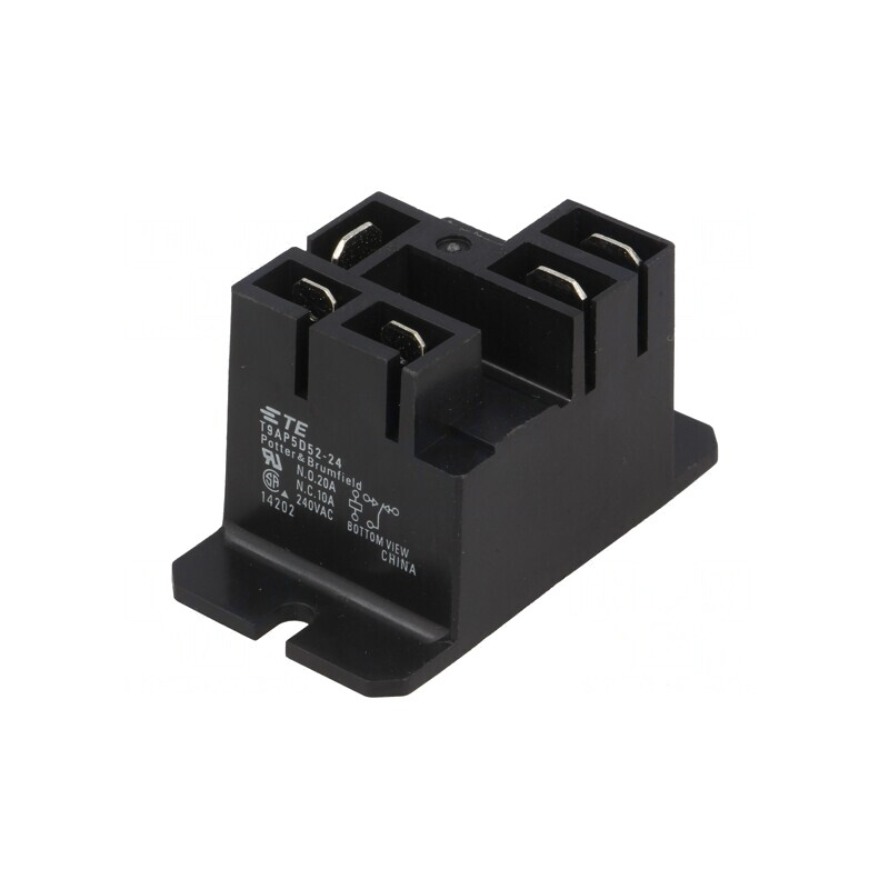 Releu Electromagnetic SPDT 24VDC 20A T9A 1W | Electronic-mag.ro | Componente Electronice