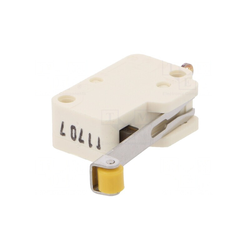 Microîntrerupător SNAP ACTION 10A 400VAC cu manetă și rolă | Electronic-mag.ro | Componente Electronice