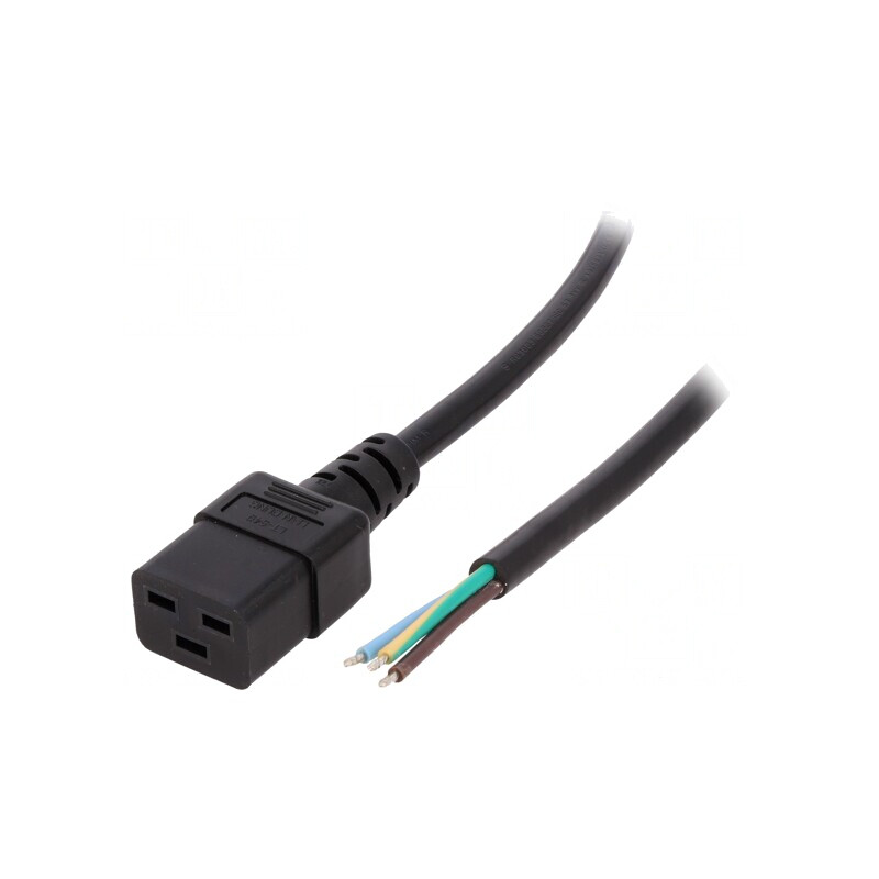 Cablu Alimentare IEC C19 3x1,5mm2 PVC 2m Negru | Electronic-mag.ro | Componente Electronice Cablu Alimentare IEC C19 3x1,5mm2 PVC 2m Negru | Electronic-mag.ro | Componente Electronice