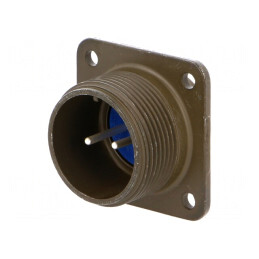 Conector Circular Aluminiu 16S Oliv | Electronic-mag.ro | Componente Electronice